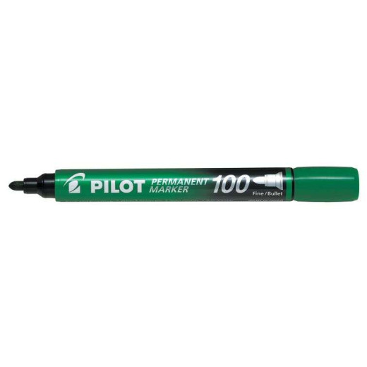 Pilot Rotulador Permanente 100 - Punta Fina de Bala 4