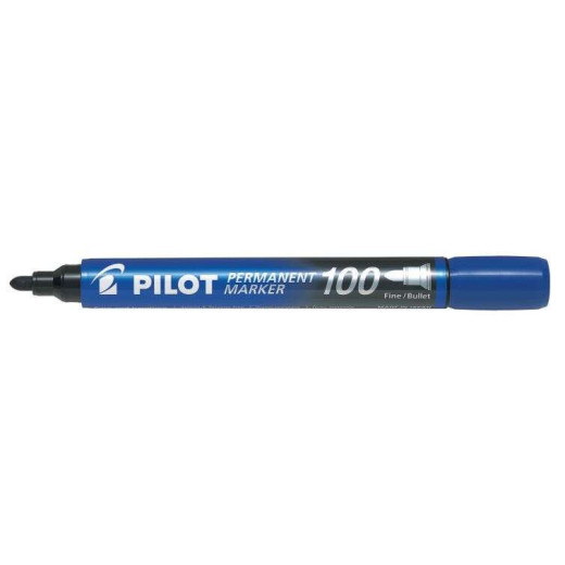 Pilot Rotulador Permanente 100 - Punta Fina de Bala 4