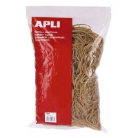 Apli Gomas Elasticas Ø 60 x 2mm - 1kg de Contenido - Gran Elasticidad y Resistencia - 70% de Caucho Natural