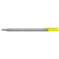 Staedtler Triplus Fineliner 334 Rotulador de Punta Fina - Trazo de 0.3mm - Tinta Base de Agua - Color Amarillo Claro