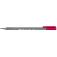 Staedtler Triplus Fineliner 334 Rotulador de Punta Fina - Trazo de 0.3mm - Tinta Base de Agua - Color Rojo Burdeos