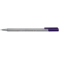 Staedtler Triplus Fineliner 334 Rotulador de Punta Fina - Trazo de 0.3mm - Tinta Base de Agua - Color Violeta Rojizo