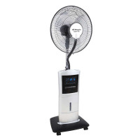 Orbegozo SFH 1000 Ventilador Humidificador Fresco y Puro - Potente Ventilador con Humidificador de 100W - Gran Caudal de Aire - Deposito de 1.5 Litros - Temporizador de 7.5 H - Base con Ruedas