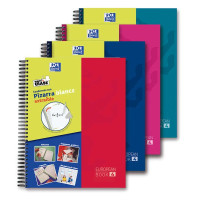 Oxford School Classic Write&Erase Europeanbook 4 - Tapa Extradura - Pizarra Blanca Extraible - 120 Hojas