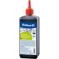 Pelikan Tinta China 523 - 1 Litro - Ideal para Dibujo y Caligrafia - Resistente al Agua - Secado Rapido - Color Negro