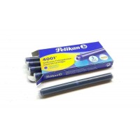 Pelikan 4001 GTP/5 Pack de 5 Cartuchos Largos - Tinta de Alta Calidad - Compatible con Plumas Estilograficas - Color Azul Real