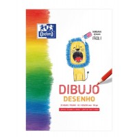 Oxford Dibujo Infantil/Ocio Bloc Encolado Dibujo A2 - Tapa Blanda/Contratapa Rigida - 20 Hojas - 90gr