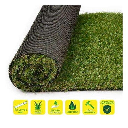 SunGarden Cesped Artificial 2x5m - 30mm - Serie Elegant