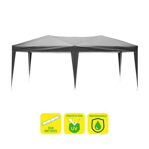 Sungarden Carpa Plegable Acero 3x6m - Color Gris