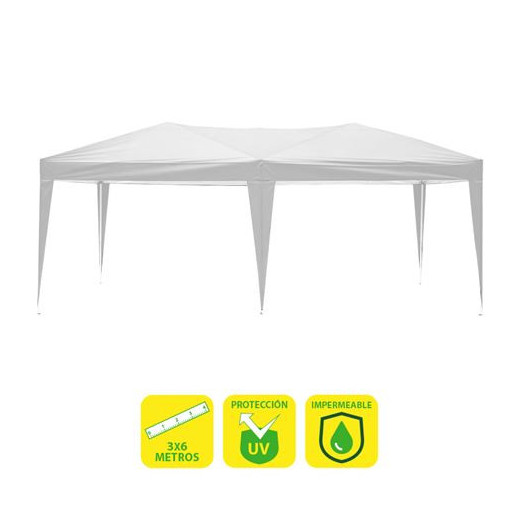 Sungarden Carpa Plegable Acero 3x6m - Color Blanco