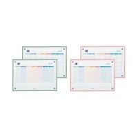 Oxford Planner A3 Reversible Semana&Mes + Compl - 2 Colores - Gran Tamaño para Organizacion Eficiente