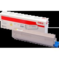 OKI C813 Amarillo Cartucho de Toner Original - 46471113