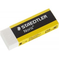 Staedtler Noris 526 N20 Goma de Borrar - Alta Calidad - Minimos Residuos - Color Blanco