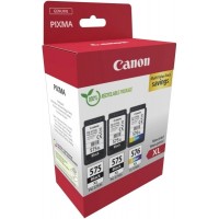 Canon PG575XL/CL576XL Multipack de 3 Cartuchos de Tinta Originales - 5437C004