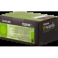 Lexmark CS310/CS410/CS510 Negro Cartucho de Toner Original - 70C2HK0/70C0H10/70C0H10/702HK