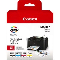 Canon PGI1500XL Pack de 4 Cartuchos de Tinta Originales - 9182B004/9182B010