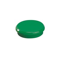 Dahle 95524 Pack de 10 Imanes para Pizarra Blanca - Diametro de 24mm - Color Verde