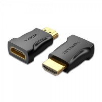 Vention Adaptador HDMI Macho a HDMI Hembra 4K - Color Negro