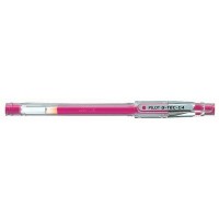 Pilot Boligrafo de Gel G-Tec C4 - Extra Fino - Recargable - Punta de Bola 0.4mm - Trazo 0.2mm - Color Rosa