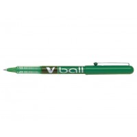 Pilot Boligrafo de Tinta Liquida V Ball 07 Rollerball - Punta de Bola Redonda 0.7mm - Trazo 0.5mm - Color Verde