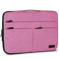 Subblim Funda Air Padding 360 - 380x275x30 mm - Protección 360º - Múltiples bolsillos - Resistente y duradera - Color Rosa