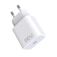 DCU Tecnologic Cargador USB Tipo C PD 20W - Color Blanco