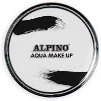 Alpino Aqua Make-up Polvera de Maquillaje Facial Acuarelable - Se Lava con Agua y Jabon - Color Blanco