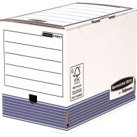 Bankers Box Caja de Archivos Tamaño A4 Fastfold - Montaje Automatico - Certificacion FSC - Dimensiones Internas 26x20x31.50cm - Dimensiones Externas 26.50x20.60x32.70cm - Lomo de 200mm