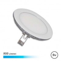 Elbat Downlight Empotrar Ultraplano LED 9W 950LM - Luz Fria - Diseño de Bajo Perfil - Facil Instalacion - Color Blanco