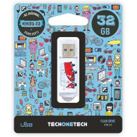 TechOneTech Camper Van Van Memoria USB 2.0 32GB (Pendrive)