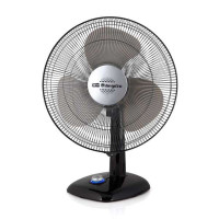 Orbegozo TF 0124 Ventilador de Sobremesa - 2 Velocidades - Oscilacion - Asa de Transporte y Diseño Moderno