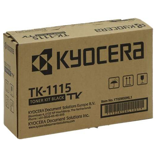 Kyocera TK1115 Negro Cartucho de Toner Original - 1T02M50NL0/1T02M50NL1