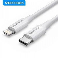 Vention Cable USB-C Macho a Lightning Macho - 1m - Color Blanco