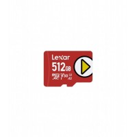 Lexar Ultra Tarjeta de Memoria MicroSDXC 512GB - Velocidades de Lectura hasta 160MB/s - Color Rojo