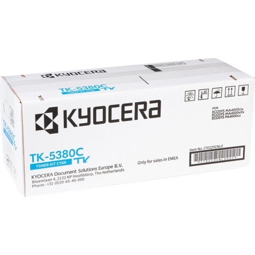 Kyocera TK5380 Cyan Cartucho de Toner Original - 1T02Z0CNL0/TK5380C