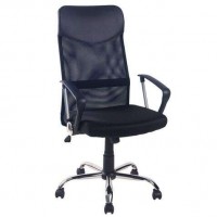 Muvip Silla de Oficina OF100 - Respaldo de Malla Transpirable - Ajuste de Altura - Peso Max 130kg