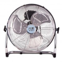 Muvip Ventilador Industrial de Suelo - 80W - 3 Velocidades - Color Plata