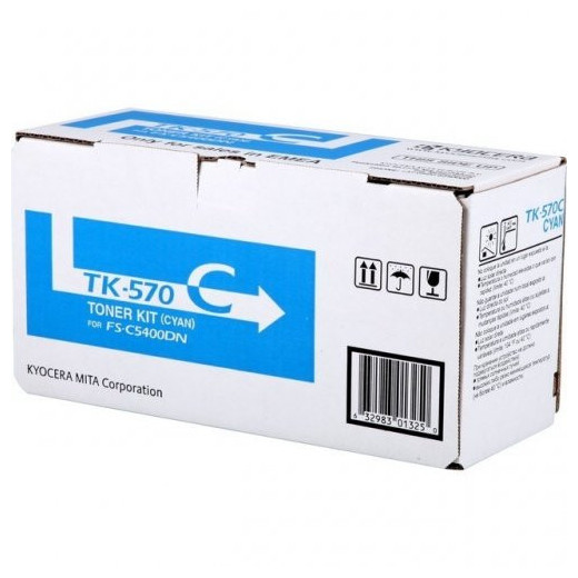 Kyocera TK570C Cyan Cartucho de Toner Original - 1T02HGCEU0/TK570C