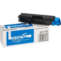 Kyocera TK590 Cyan Cartucho de Toner Original - 1T02KVCNL0/TK590C