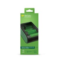 GP ReCyko Cargador USB Universal - Carga Pilas: AA