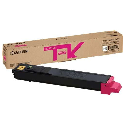 Kyocera TK8115 Magenta Cartucho de Toner Original - 1T02P3BNL0/TK8115M