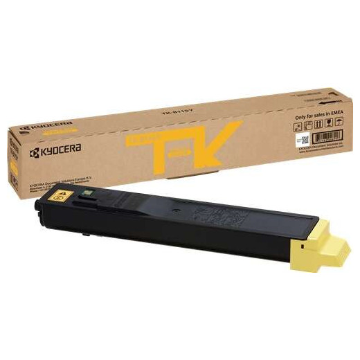 Kyocera TK8115 Amarillo Cartucho de Toner Original - 1T02P3ANL0/TK8115Y