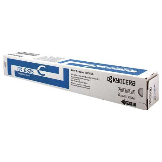 Kyocera TK8325 Cyan Cartucho de Toner Original - 1T02NPCNL0/TK8325C