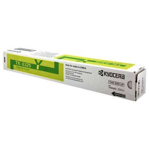 Kyocera TK8325 Amarillo Cartucho de Toner Original - 1T02NPANL0/TK8325Y