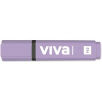 Molin Viva Marcador Fluorescente - Trazo entre 1 y 5mm - Tinta con Base de Agua - Color Violeta