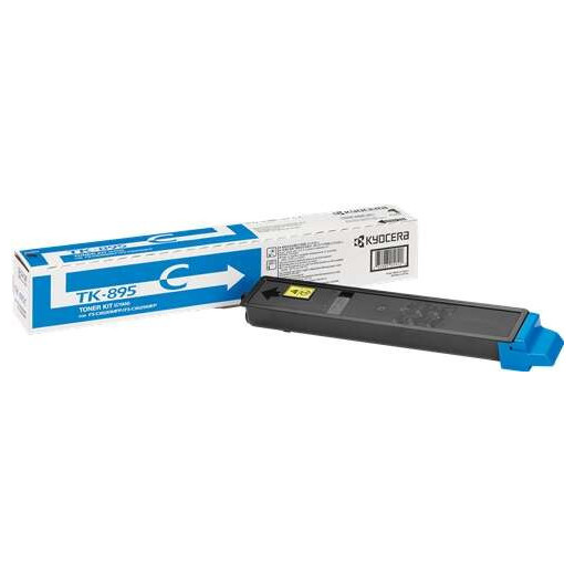 Kyocera TK895 Cyan Cartucho de Toner Original - 1T02K0CNL0/TK895C