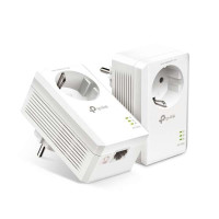 TP-Link Kit de Inicio AV1000 Gigabit Powerline con Enchufe Incorporado