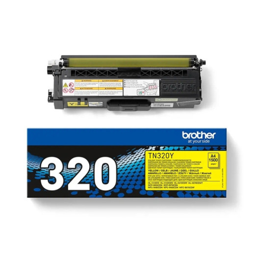 Brother TN320 Amarillo Cartucho de Toner Original - TN320Y