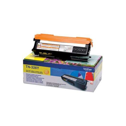 Brother TN328 Amarillo Cartucho de Toner Original - TN328Y