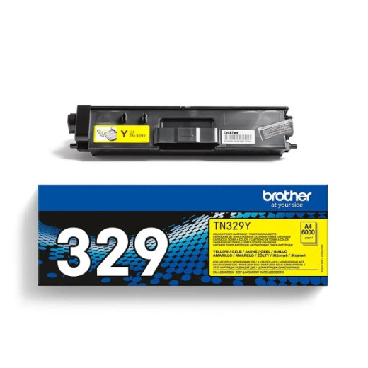 Brother TN329 Amarillo Cartucho de Toner Original - TN329Y